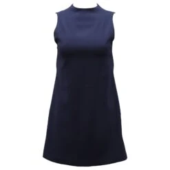 Alice + Olivia Robe Fourreau Sans Manches En Polyester Bleu Marine