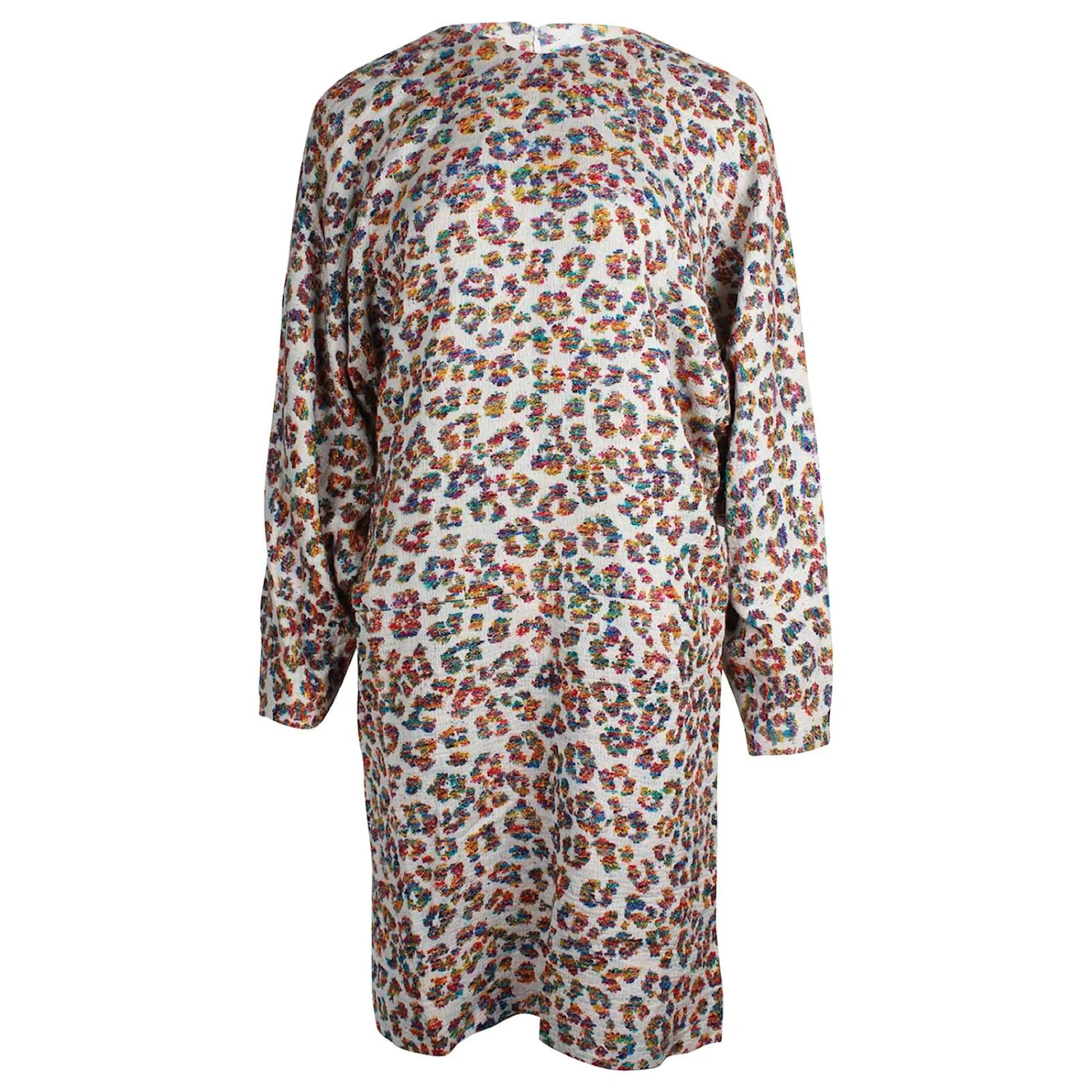 Chloé Chloe Robe à Manches Longues à Imprimé Léopard En Viscose Multicolore à Imprimé Animal 1 Chloé Chloe Robe à Manches Longues à Imprimé Léopard En Viscose Multicolore à Imprimé Animal
