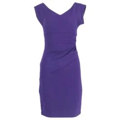 Robe Froncée Diane Von Furstenberg En Polyester Violet