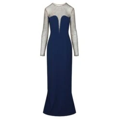 Stella Mc Cartney Stella McCartney Myah - Robe à Manches Longues Ornée Bleu