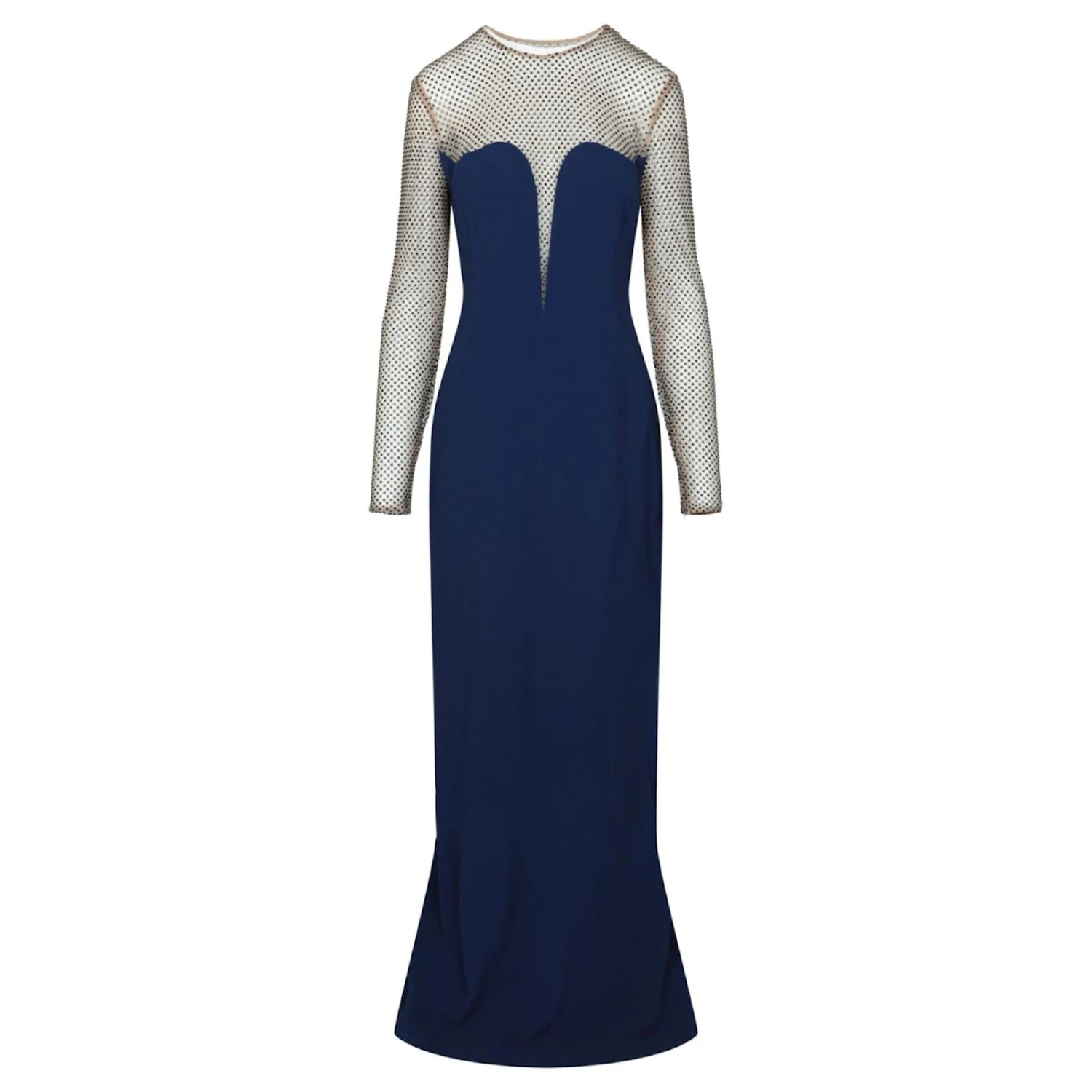 Stella Mc Cartney Stella McCartney Myah - Robe à Manches Longues Ornée Bleu 1 Stella Mc Cartney Stella McCartney Myah - Robe à Manches Longues Ornée Bleu