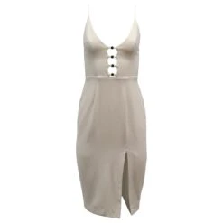 Zimmermann Robe Découpée à Boutons En Polyester Blanc