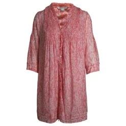 Diane Von Furstenberg Mini Robe Plissée Imprimée En Soie Rose