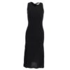 Diane Von Furstenberg Robe Mi-longue à Dos Nageur En Mélange De Viscose Noire