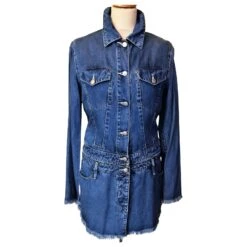 Jean Paul Gaultier GAULTIER TRENCH VESTE ROBE ET JUPE 4 EN 1 TRANSFORMABLE COLLECTOR TM OU 40/42 Bleu