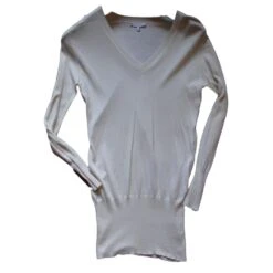 Paul & Joe Sister Gilet Long Ou Robe Courte Blanc