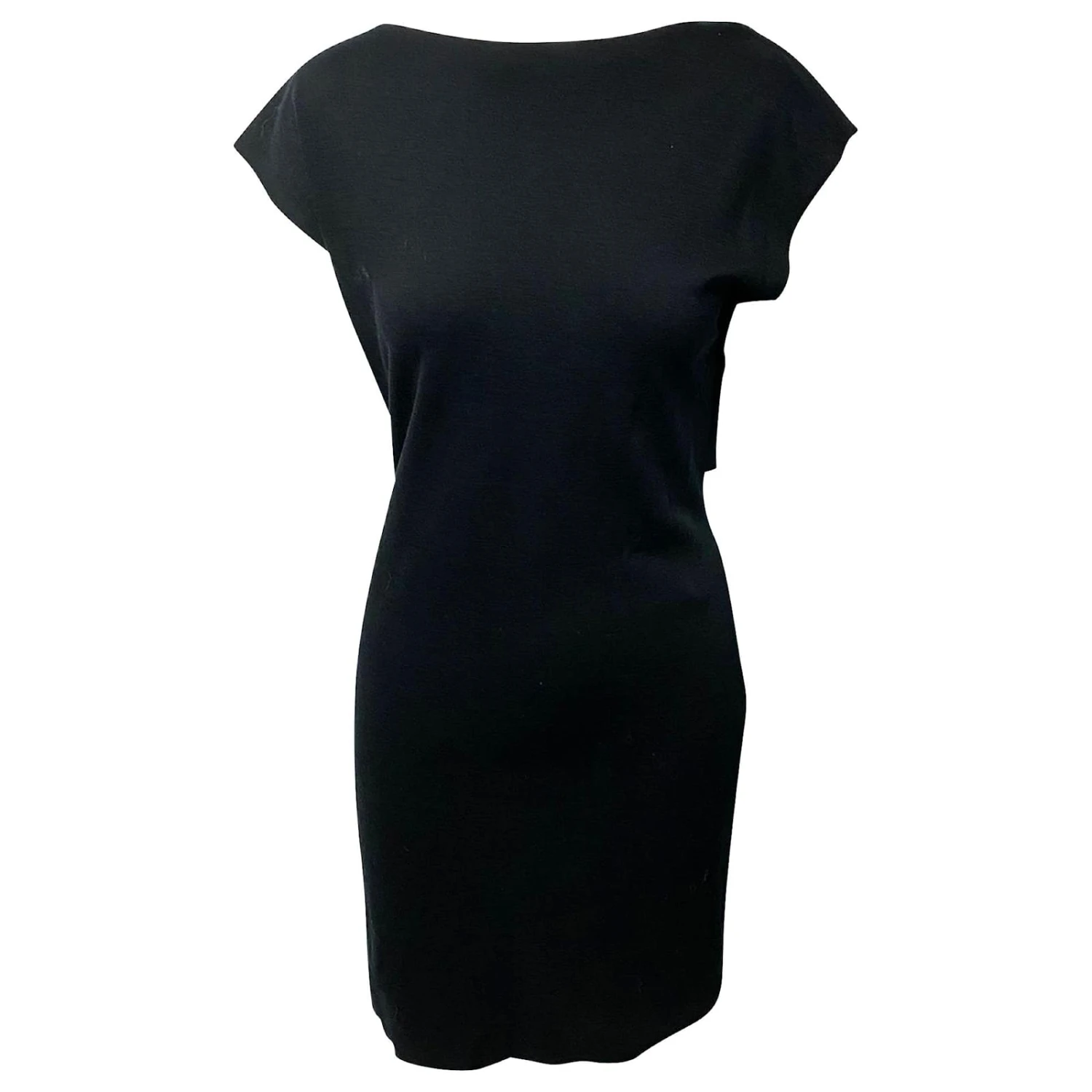 Lanvin Mini Robe à Capuche En Laine Noire 1 Lanvin Mini Robe à Capuche En Laine Noire