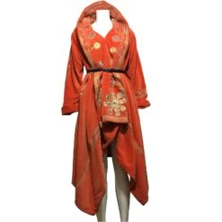 Autre Marque Manteau Robe Carole Fakiel Orange