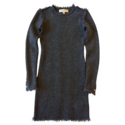 Michael Kors Mini-robe En Laine Grise