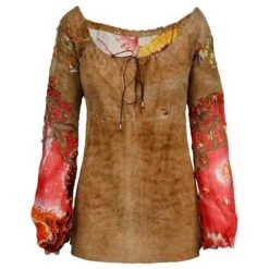 Robe Roberto Cavalli à Fleurs