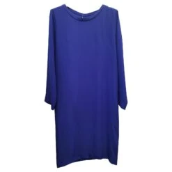 Maison Martin Margiela Robe à Manches Longues Bleu Clair