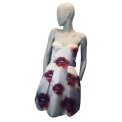 Robe à Motifs Bisous MSGM Multicolore