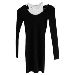 Robe Alexander Wang T Bi-Layer Body Con Noir