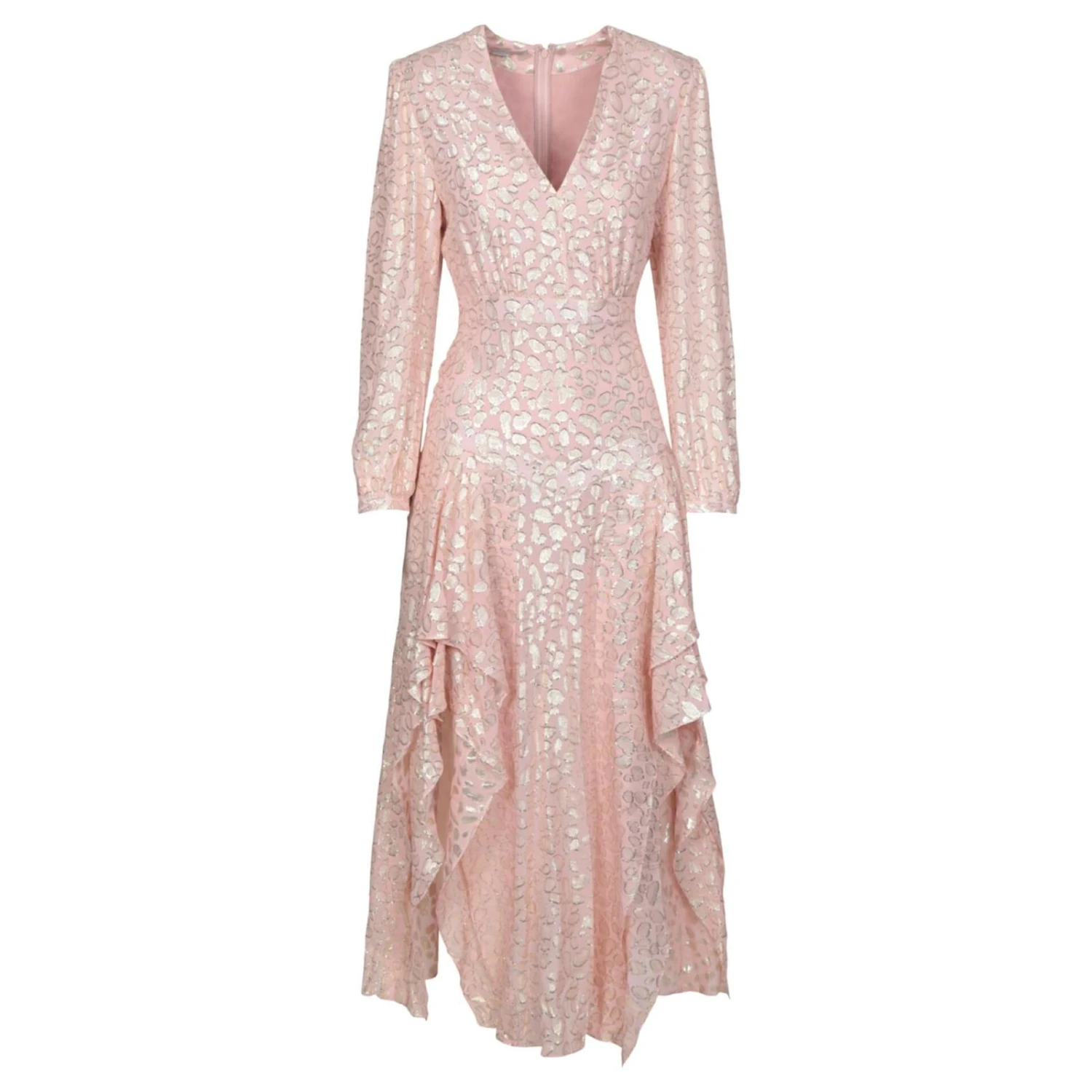 Stella Mc Cartney Robe Asymétrique à Imprimé Animal Stella McCartney Rose 1 Stella Mc Cartney Robe Asymétrique à Imprimé Animal Stella McCartney Rose