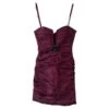 Bcbg Max Azria Robe Bustier Bordeaux