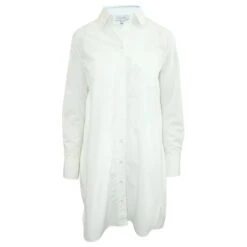 Calvin Klein Robe Chemise Oversizee Blanche