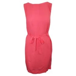 Reiss Robe Corail à Nouer à La Taille Orange