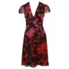 Diane Von Furstenberg Robe DVF Adrienne Midi En Soie Rouge