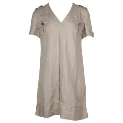 Tory Burch Robe En Lin Beige Chair