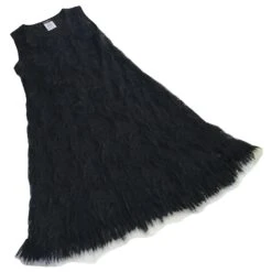 Robe En Mohair Noir Chanel