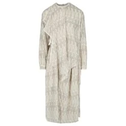 Stella Mc Cartney Robe En Soie à Manches Longues Stella McCartney Multicolore
