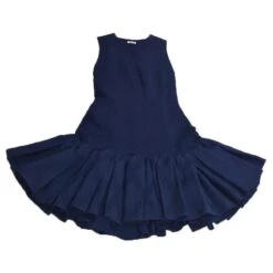 Robe Kenzo Style Danseuse Dos Ouvert Bleu Marine