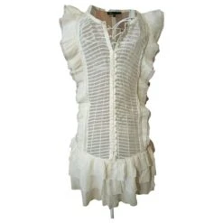 Robe Maje Blanc Cassé