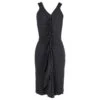 Robe Mi-longue Temperley London à Volants En Viscose Noire