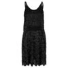 Robe Noire Ornée De Perles Balenciaga