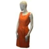 Robe Ouverte Dans Le Dos Tara Jarmon Orange