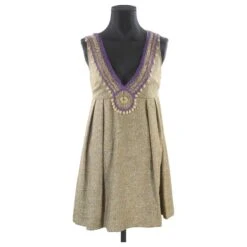 Robe Patrizia Pepe 36 Jaune