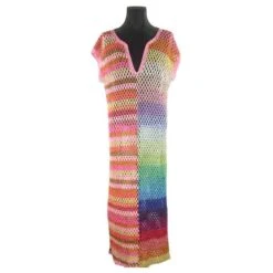 Autre Marque Robe Rose Carmine 36 Multicolore