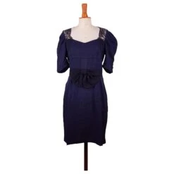 Robe Sandro 38 Bleu