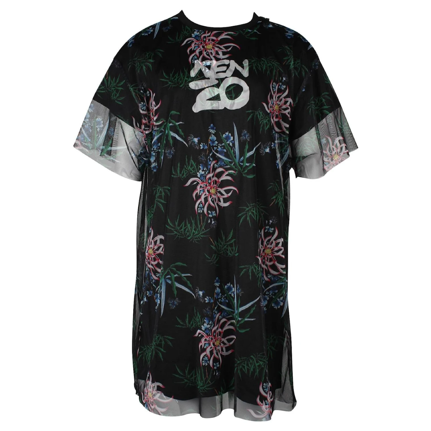 Kenzo Robe T-shirt En Maille Noir 1 Kenzo Robe T-shirt En Maille Noir