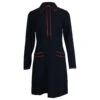 Sandro Paris Mini Robe Manches Longues En Polyester Bleu Marine