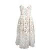 Self Portrait Self-Portrait Azaelea Robe Midi En Coton Blanc