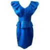 Superbe Robe Ascot Par Marchesa Notte Bleu