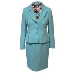 Boutique Moschino Ensemble Robe Et Blazer En Triacétate Bleu