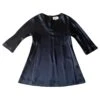 Autre Marque Tunique Ou Mini Robe Soie Satin Noire CFOC - T. 1- Neuve