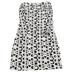 Diane Von Furstenberg Robe à Imprimé Géométrique En Viscose Noire