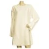 Autre Marque Weekend And Beyond Mini-robe En Viscose à Manches Longues Ivoire Taille S Écru