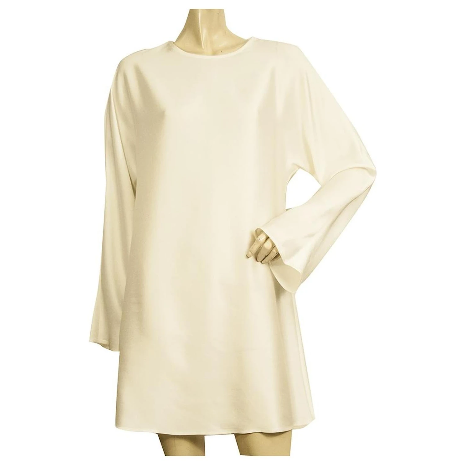 Autre Marque Weekend And Beyond Mini-robe En Viscose à Manches Longues Ivoire Taille S Écru 1 Autre Marque Weekend And Beyond Mini-robe En Viscose à Manches Longues Ivoire Taille S Écru